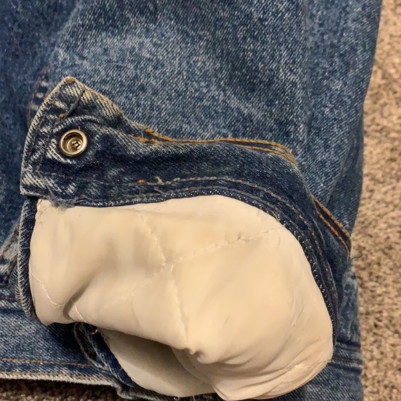 Vintage Denim Fleece Lined Jacket - Picture 5 of 5